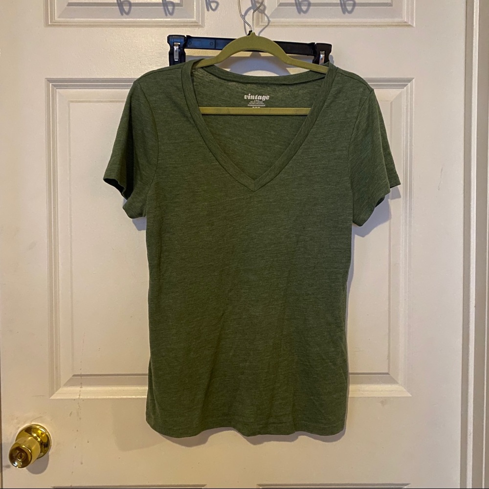 Vintage V Neck Tee